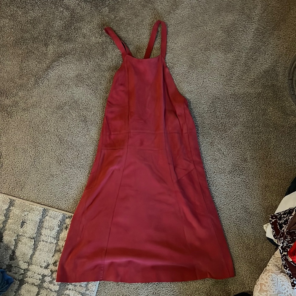 Suede Free People Dress